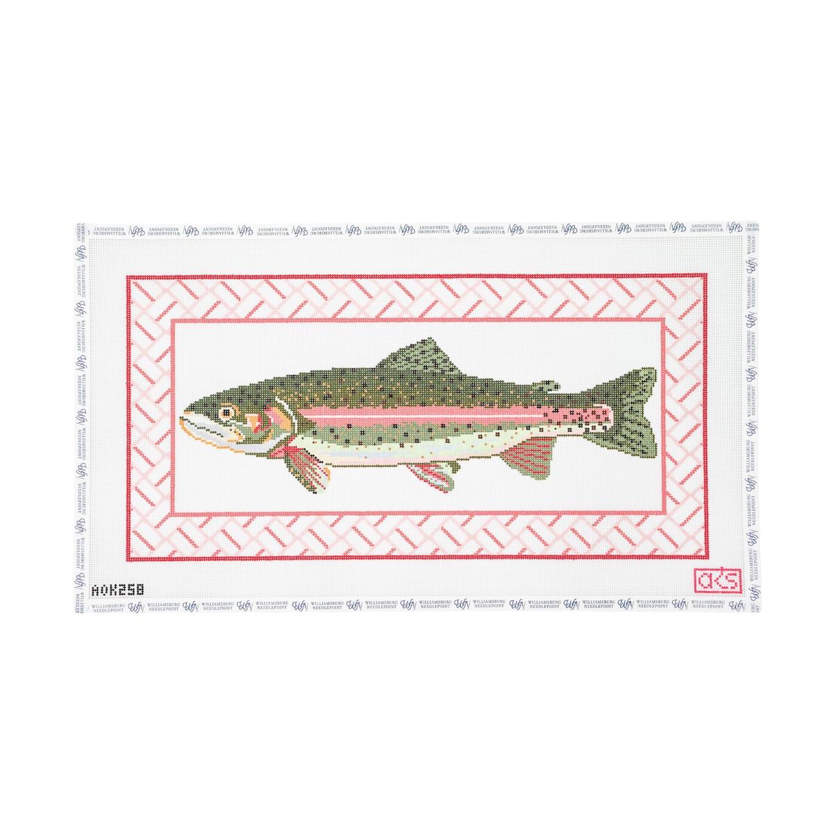 Trout On Brick Border
