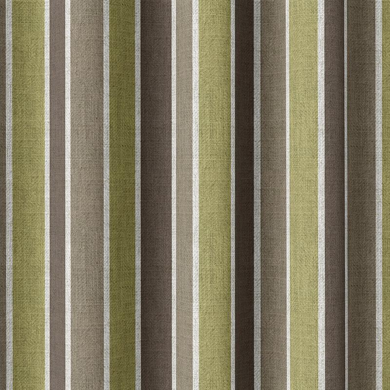 'Calamansi' Fabric by the Metre (Green/ Brown)