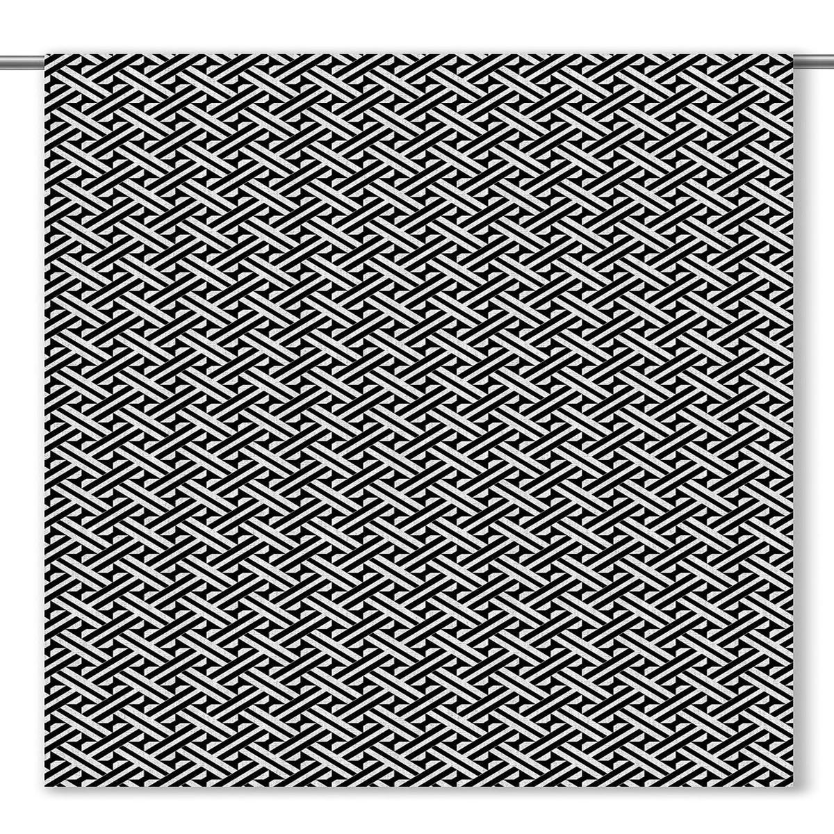 'Araba' Fabric by the Yard (Black & White)