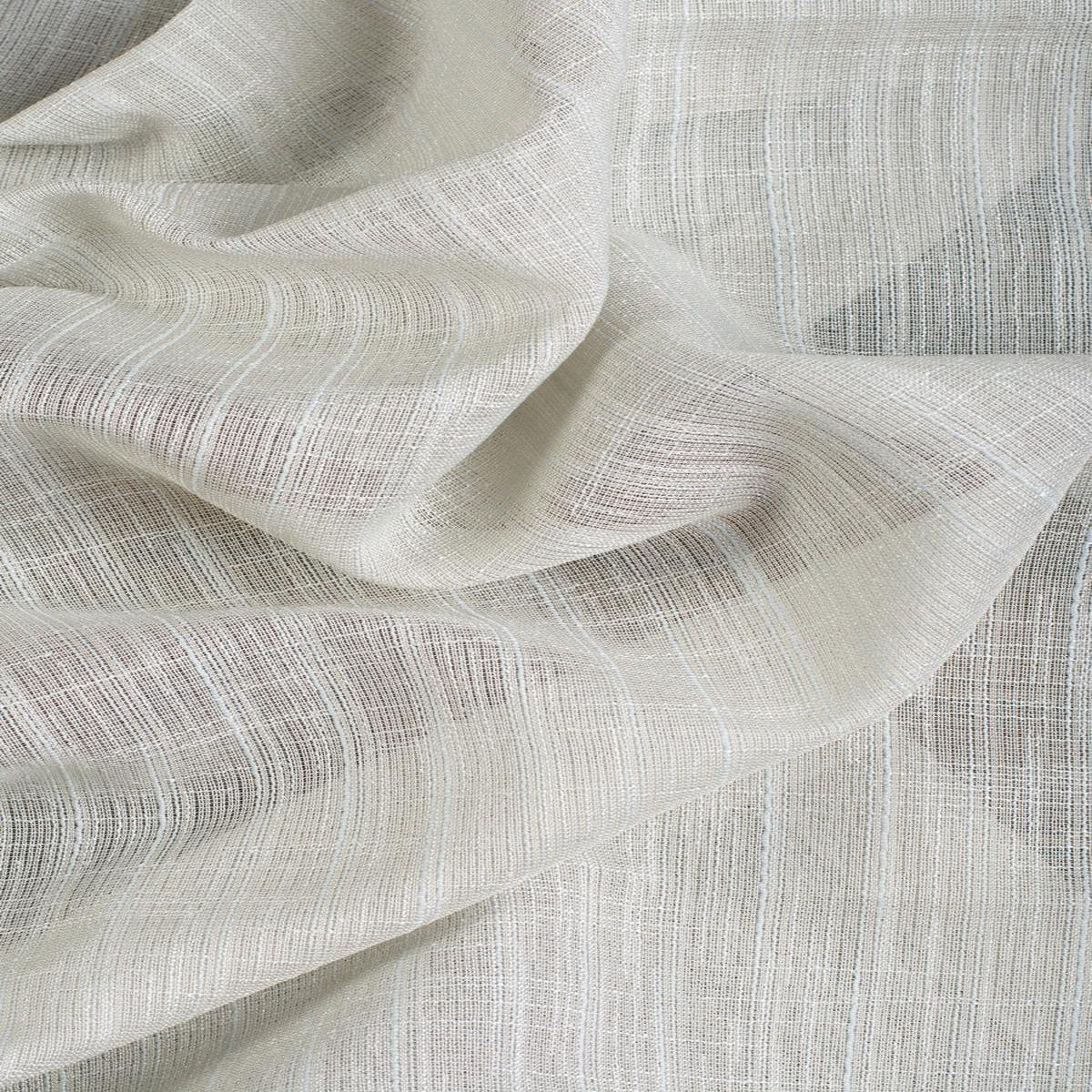 'Luxe Loom' Fabric by the Yard (Light Grey)