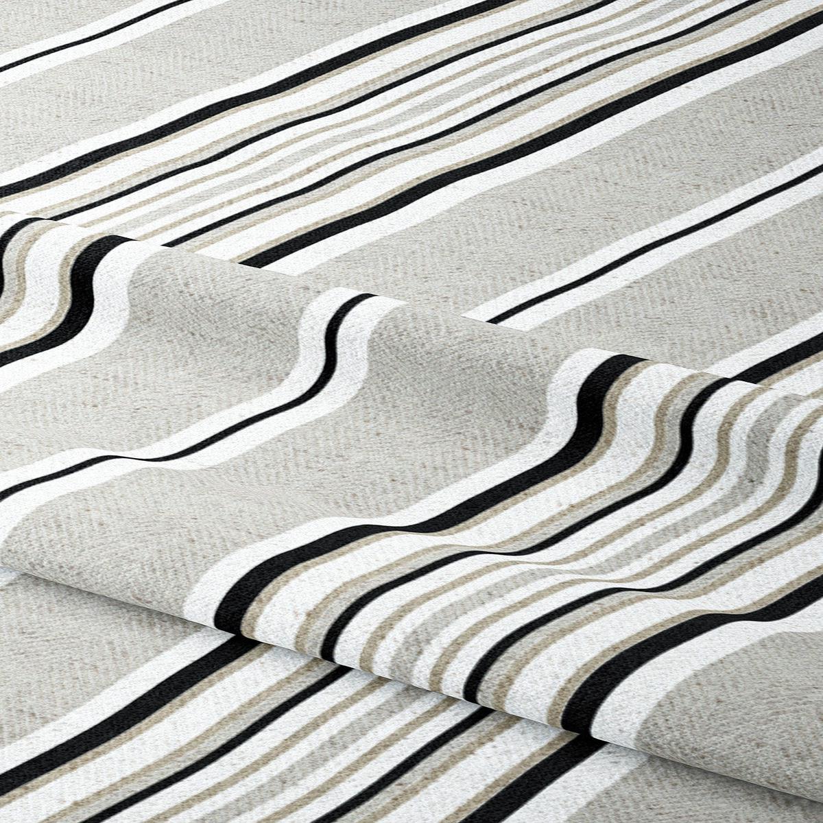'Grayton' Fabric by the Yard (Gray/ Black)